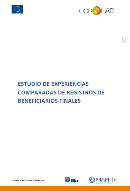 COPOLAD DA A CONOCER ESTUDIO DE EXPERIENCIAS COMPARADAS DE REGISTROS DE BENEFICIARIOS FINALES