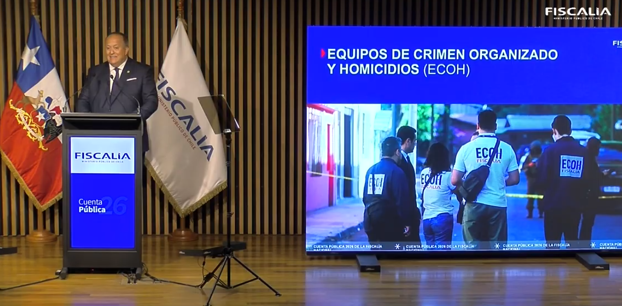 DIRECTOR DE LA UAF ASISTIÓ A LA CUENTA PÚBLICA 2026 DE LA FISCALÍA NACIONAL