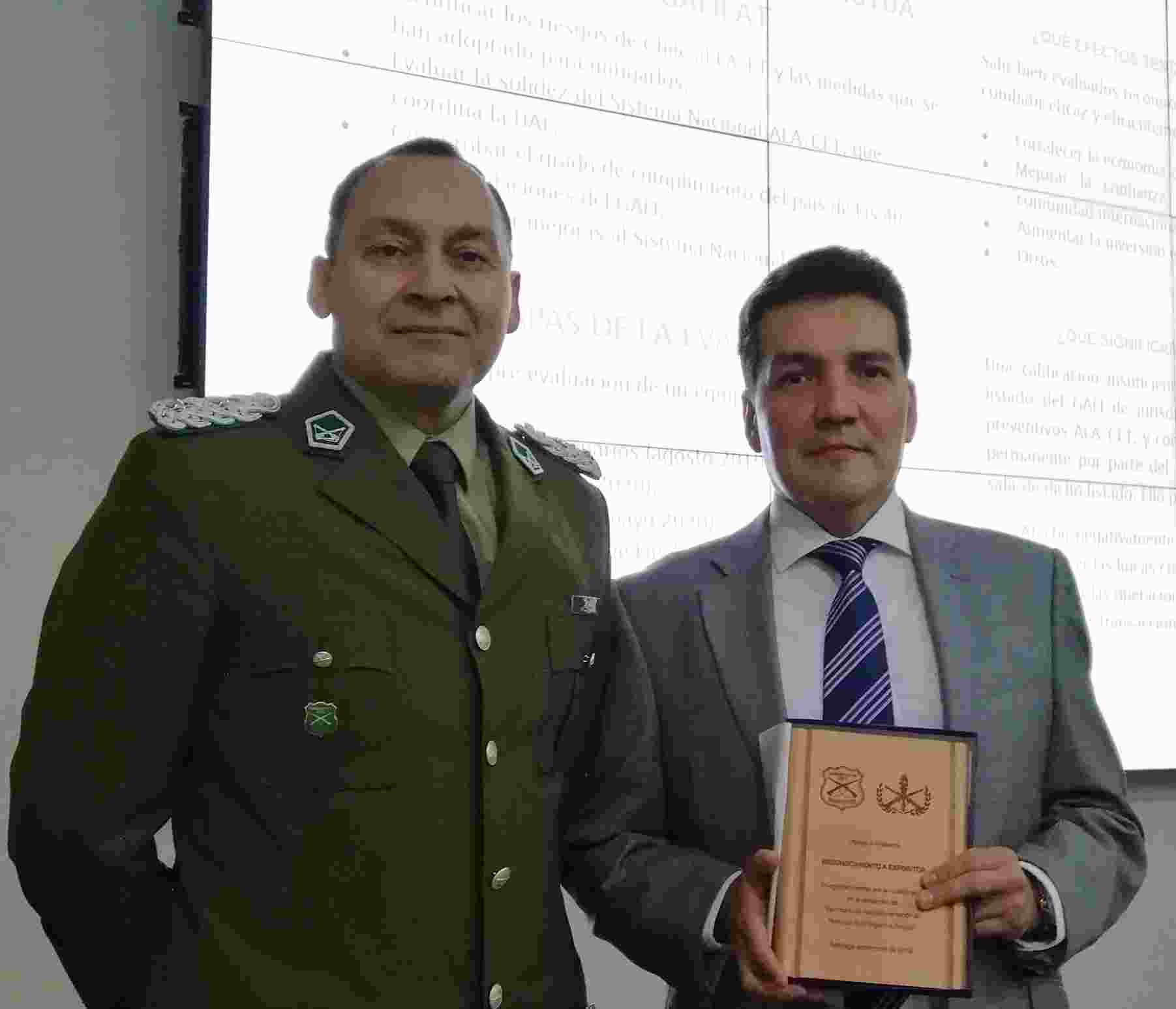 UAF EXPLICA A UNIDADES DE LA DIPOLCAR EL ROL DE LAS INSTITUCIONES PÚBLICAS EN EL SISTEMA NACIONAL ANTILAVADO
