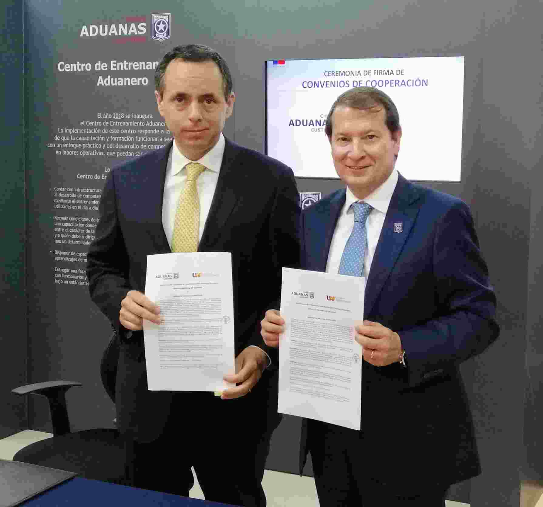 UAF Y ADUANAS SUSCRIBEN ACUERDO QUE FORTALECE COLABORACIÓN Y TRABAJO CONJUNTO