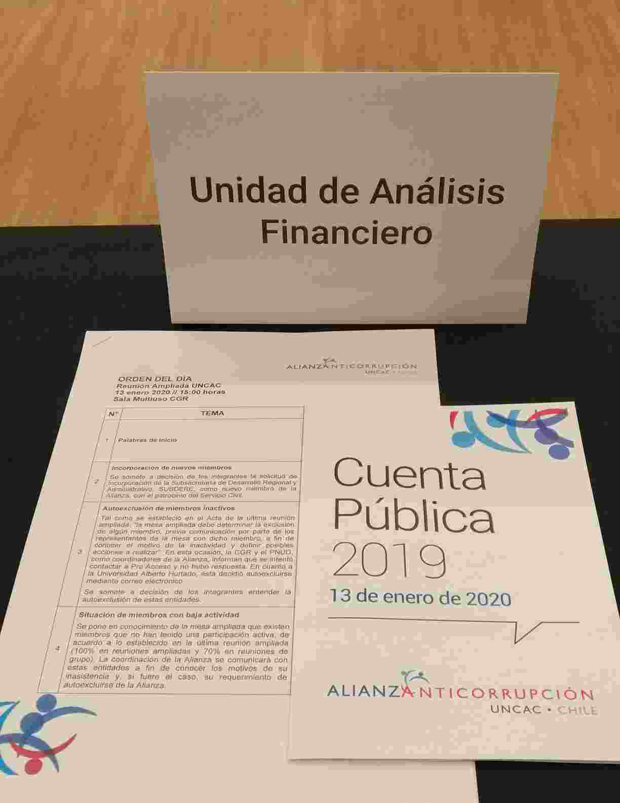 UAF PARTICIPA EN REUNIÓN AMPLIADA DE ALIANZA ANTICORRUPCIÓN UNCAC SOBRE AVANCES DE GRUPOS DE TRABAJO Y DESAFÍOS 2020