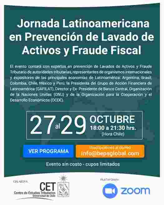 UAF PARTICIPA EN INAUGURACIÓN DE LA JORNADA LATINOAMERICANA DE PREVENCIÓN DE LAVADO DE ACTIVOS Y FRAUDE FISCAL