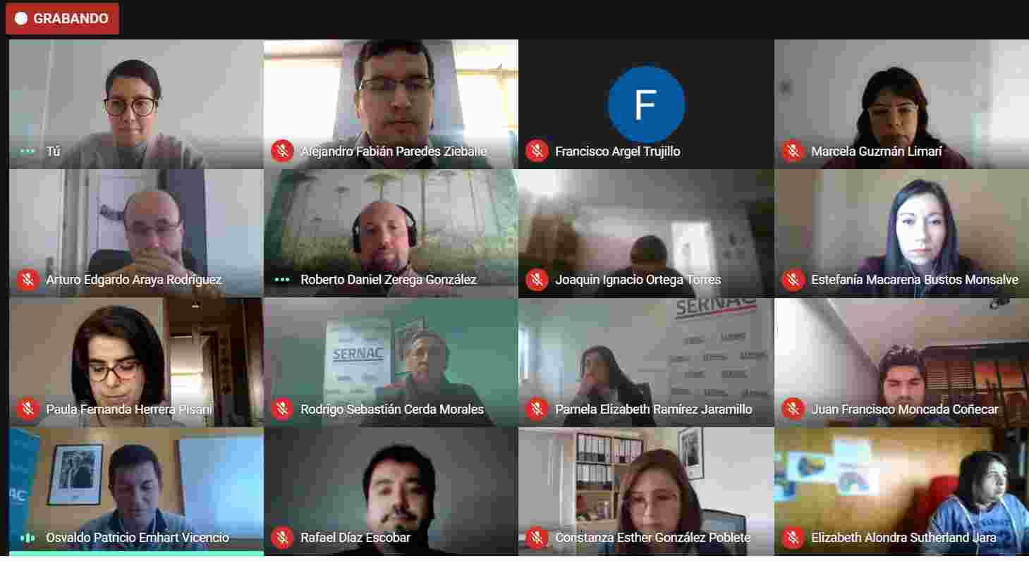 UAF REALIZA JORNADA DE CAPACITACIÓN ONLINE A FUNCIONARIOS(AS) DEL SERNAC SOBRE PREVENCIÓN DEL LA/FT