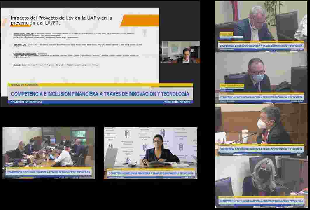 UAF EXPONE EN COMISIÓN DEL SENADO QUE ANALIZA EL PROYECTO DE LEY DE INNOVACIÓN FINANCIERA