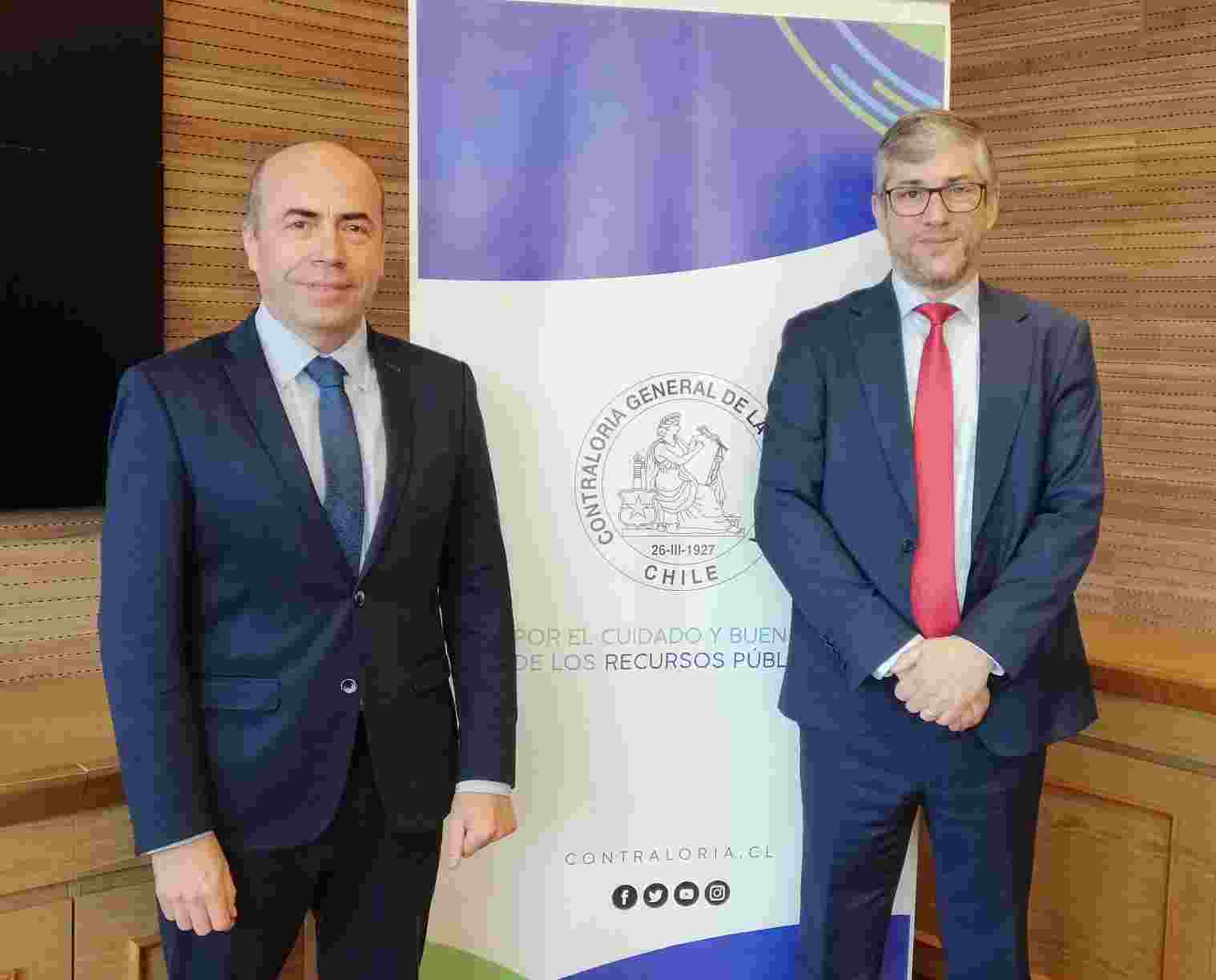 DIRECTOR UAF Y CONTRALOR BERMÚDEZ FORTALECEN COLABORACIÓN Y COORDINACIÓN INSTITUCIONAL