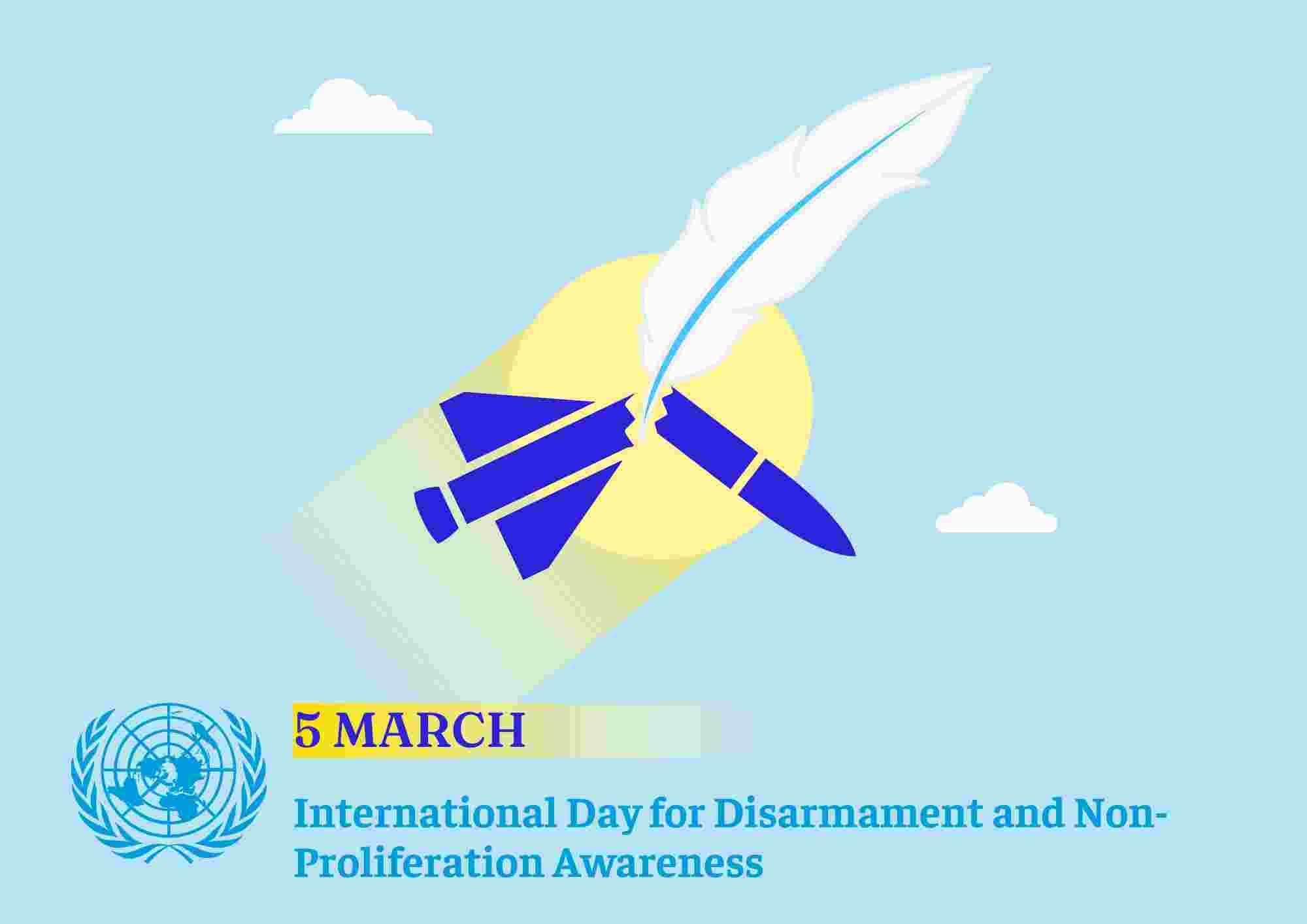 ESTE 5 DE MARZO SE CELEBRA POR PRIMERA VEZ EL DÍA INTERNACIONAL PARA CONCIENTIZAR SOBRE EL DESARME Y LA NO PROLIFERACIÓN