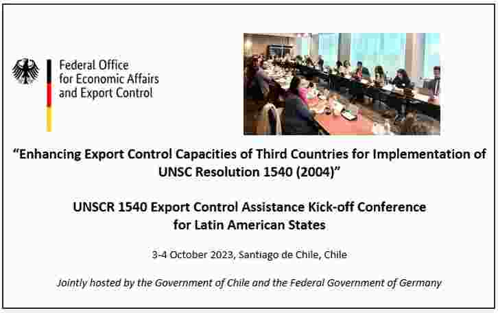 UAF ASISTE A TALLER SOBRE IMPLEMENTACIÓN DE LA RESOLUCIÓN ONU 1540