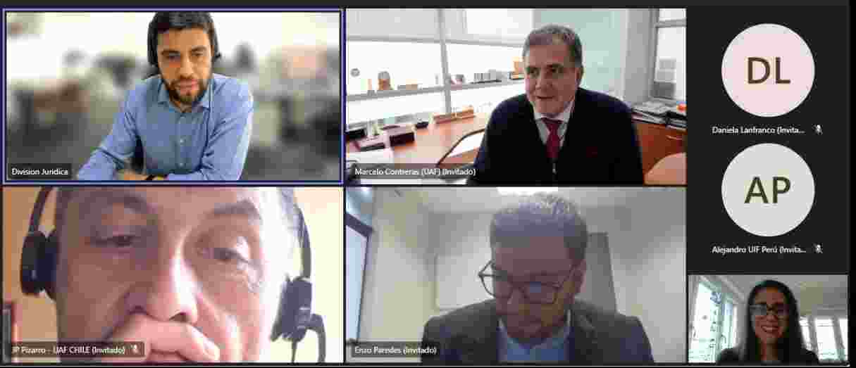 EQUIPOS JURÍDICOS DE UAF Y SBS PERÚ INTERCAMBIAN INFORMACIÓN Y BUENAS PRÁCTICAS SOBRE PROCESOS ADMINISTRATIVOS SANCIONATORIOS