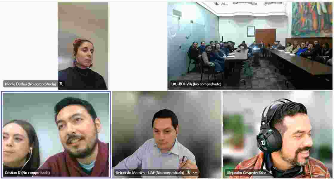 UAF Y UIF DE BOLIVIA REALIZAN JORNADA DE INTERCAMBIO DE EXPERIENCIAS Y BUENAS PRÁCTICAS