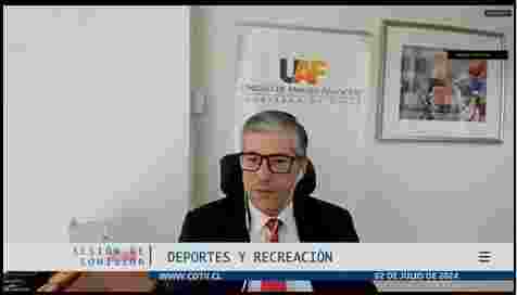 DIRECTOR UAF EXPONE EN COMISIÓN DE DEPORTES DE LA CÁMARA DE DIPUTADOS Y DIPUTADAS