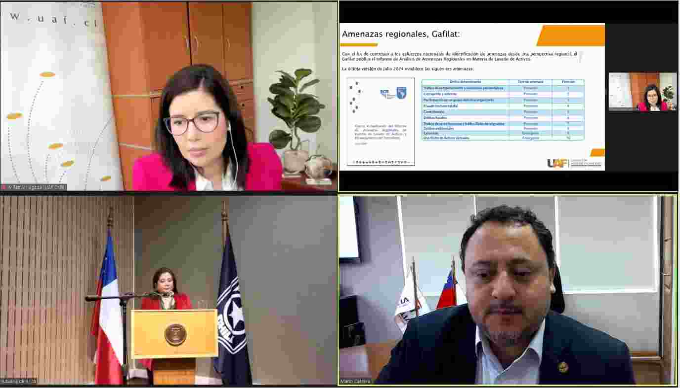 UAF EXPONE EN WEBIARIO DE ADUANAS SOBRE EL USO DE INTELIGENCIA PARA LUCHAR CONTRA EL CRIMEN ORGANIZADO