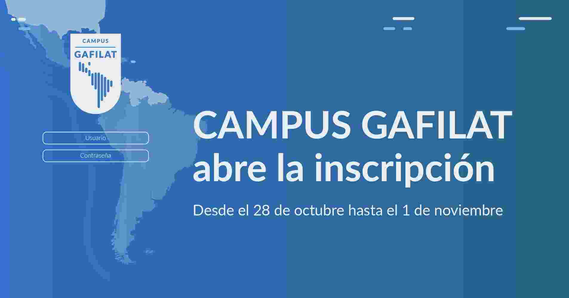 CAMPUS GAFILAT ANUNCIA APERTURA DE 4 CURSOS SIN COSTO PARA PÚBLICO EN GENERAL