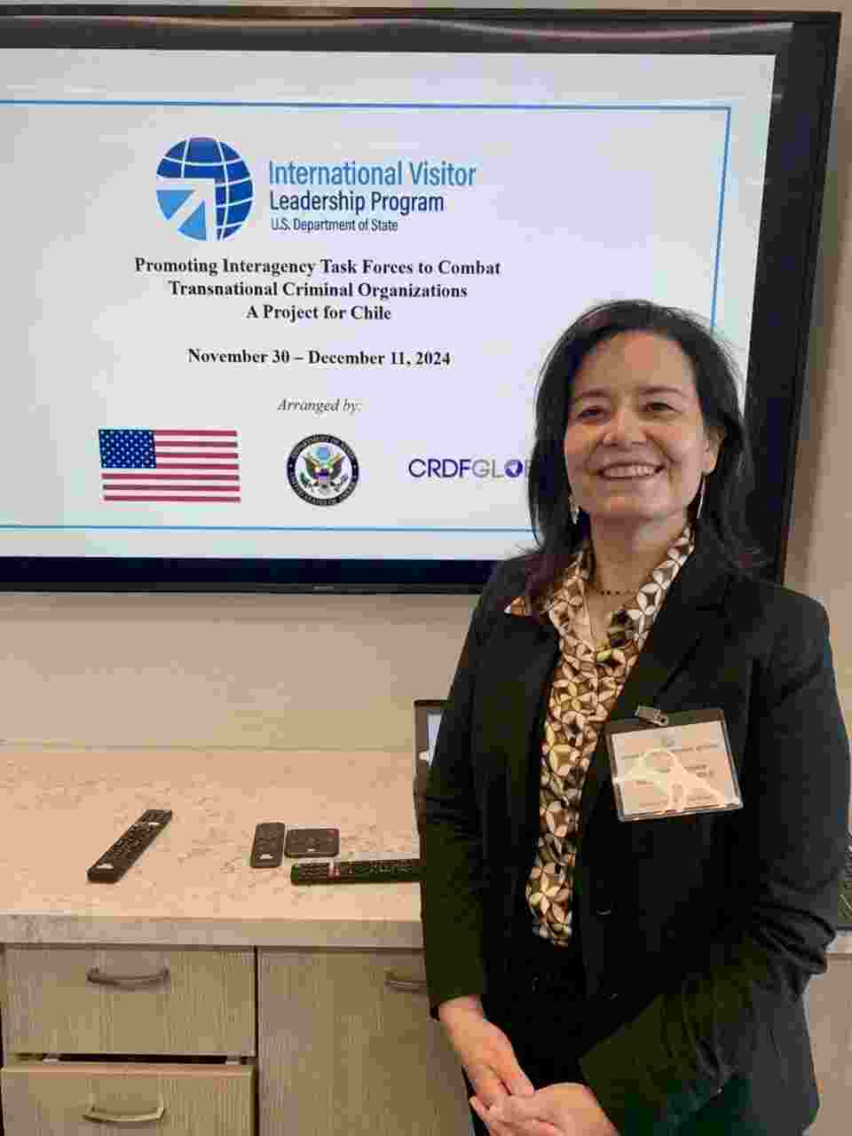 DEPARTAMENTO DE ESTADO DE EEUU INVITA A LA UAF A PARTICIPA EN PROGRAMA IVPL DIRIGIDO A CHILE